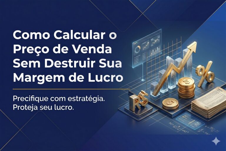 Como calcular o preço de venda corretamente — fórmula de markup e margem de lucro para pequenas empresas