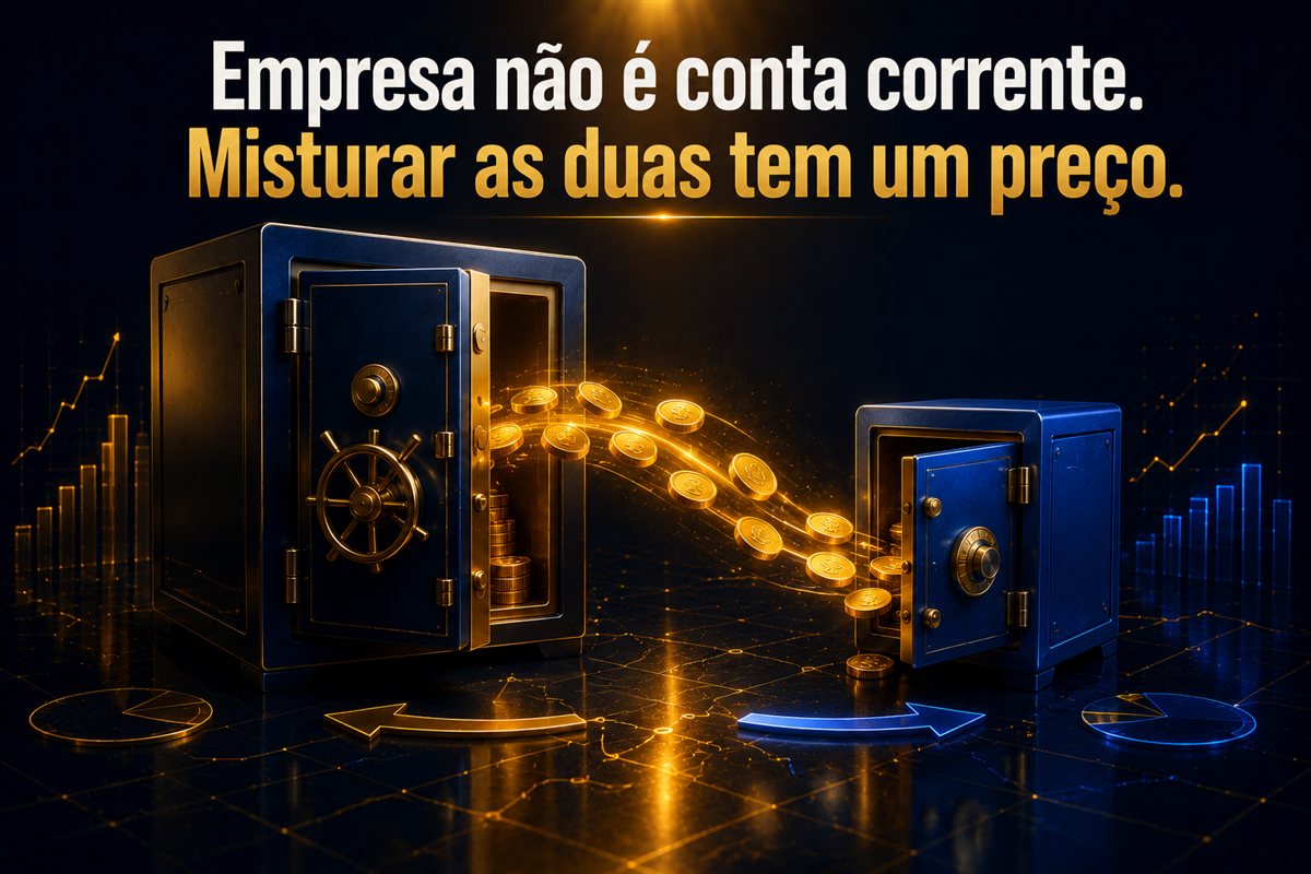 Separar finanças pessoais e empresariais — por que misturar tem um custo alto